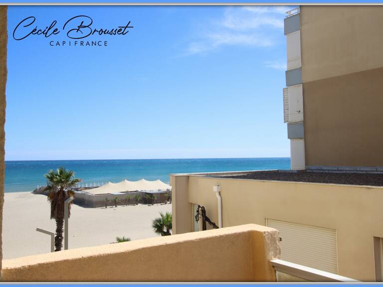Appartement à vendre CANET EN ROUSSILLON – T2 EN FRONT DE MER AVEC VUE MER — photo 1