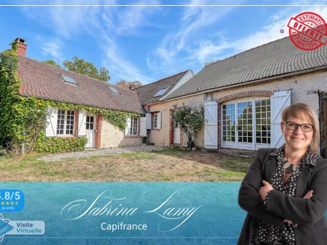 MAISON DE CAMPAGNE DE CARACTÈRE – 201M² – BEAUX VOLUMES – 5 CHAMBRES – TERRAIN 898 M² – FROMENTIÈRES — photo du bien