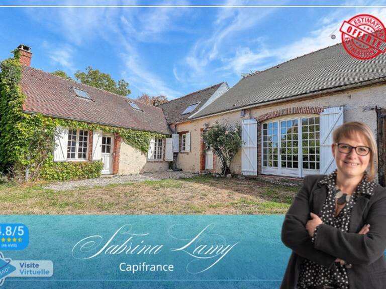 MAISON DE CAMPAGNE DE CARACTÈRE – 201M² – BEAUX VOLUMES – 5 CHAMBRES – TERRAIN 898 M² – FROMENTIÈRES — photo 1