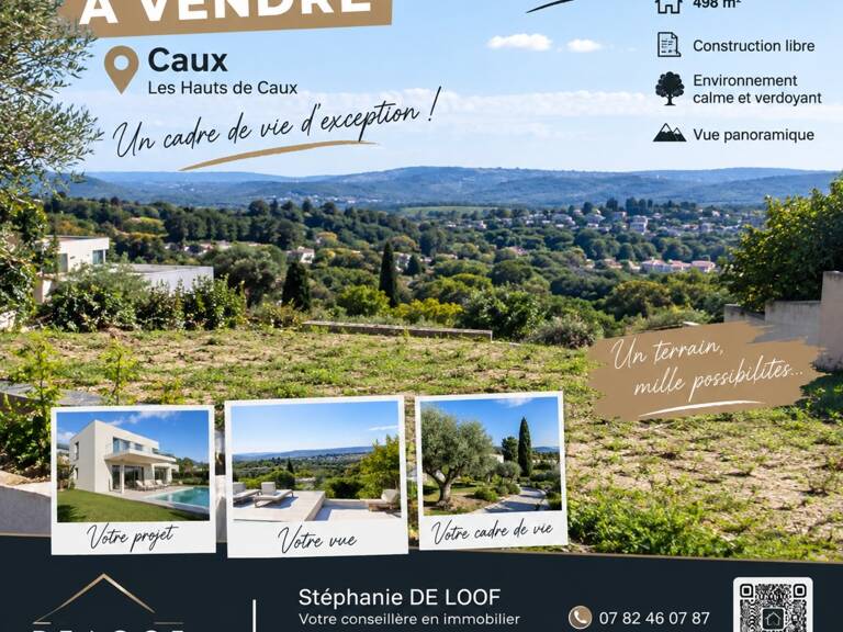 Terrain à vendre  CAUX (34) — photo 1