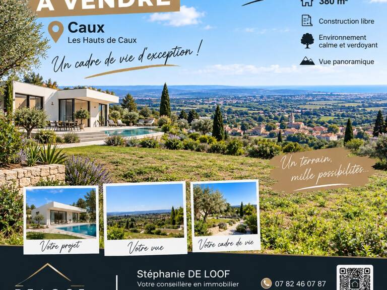 Terrain à vendre  CAUX (34) — photo 1