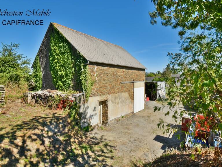 Grange en pierres avec hangar à vendre Pleine-Fougères (35) en Bretagne en Baie du Mont Saint Michel — photo 1