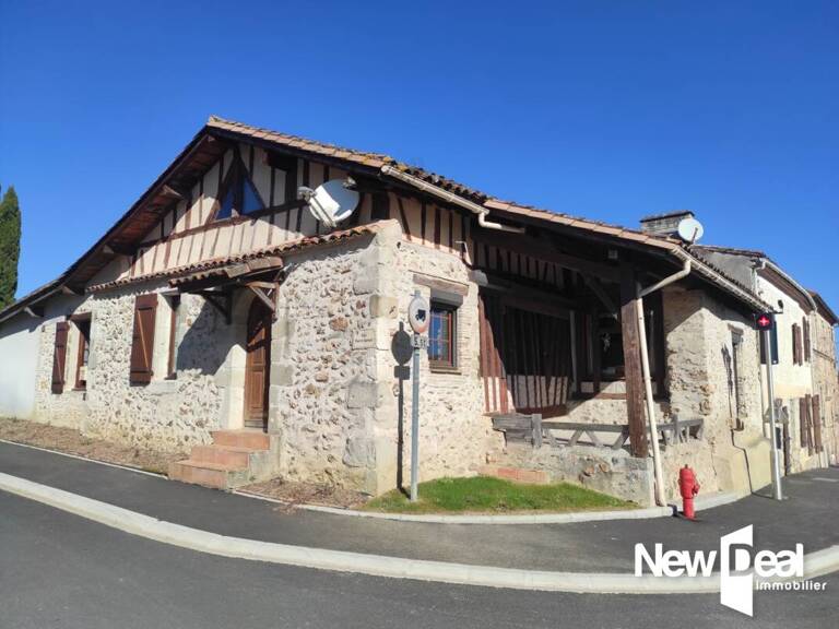MAISON DE VILLAGE EN PIERRES DANS LE LOT ET GARONNE AVEC APPARTEMENT INDEPENDANT ET GARAGES — photo 1