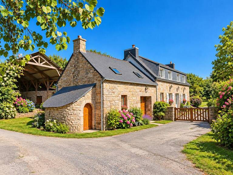 LONGÈRE DE CHARME DE 132 M² - 4 CHAMBRES + STUDIO INDÉPENDANT POSSIBLE - TERRAIN CLOS ET ARBORÉ DE 918 M² - GARAGE — photo 1
