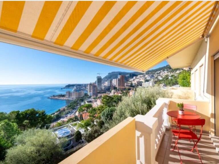 5 min á Monaco, vue panoramique mer, 2 pièces, 2 balcons, Roqueb — photo 1