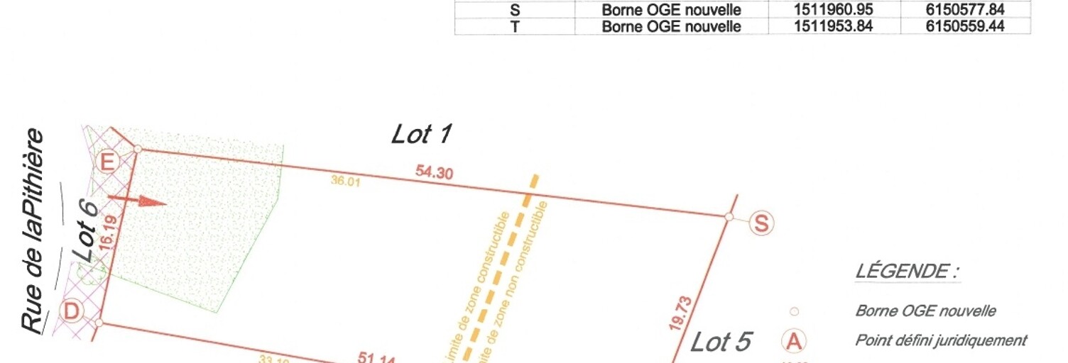 Terrain  932 m² à vendre à Tercé (86800)
