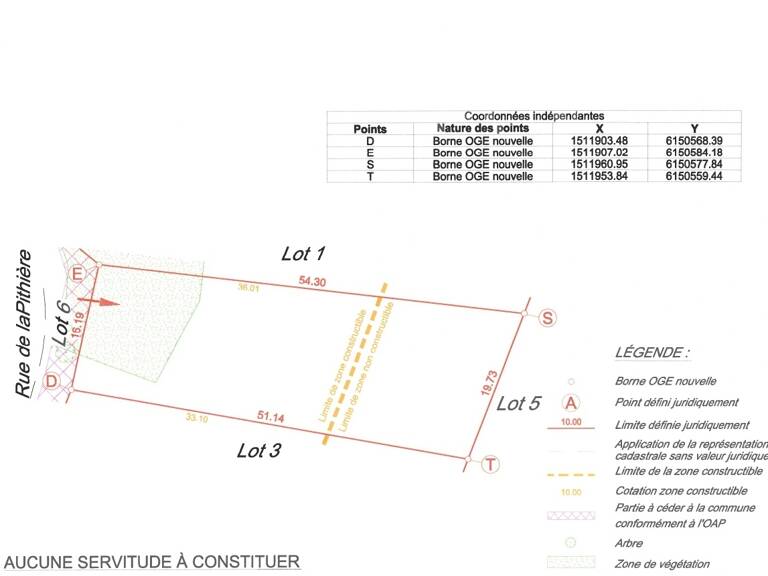 Vente Terrain à bâtir 932 m&sup2; — photo 1