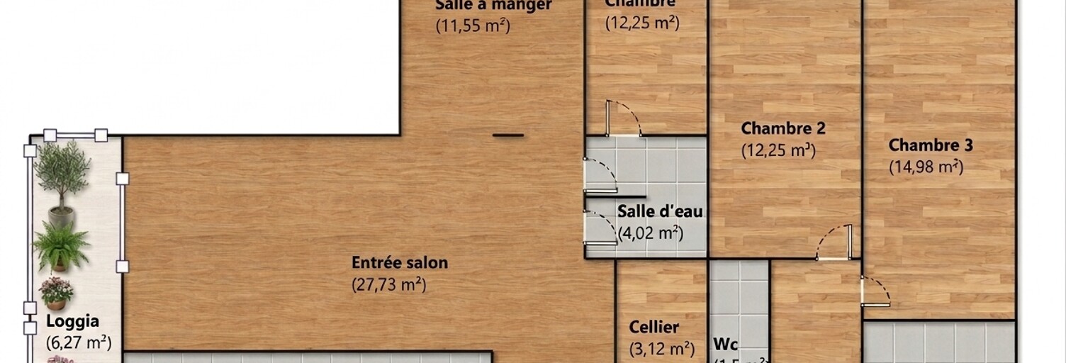 Appartement 5 Pièces 114 m² à vendre à Gennevilliers (92230)