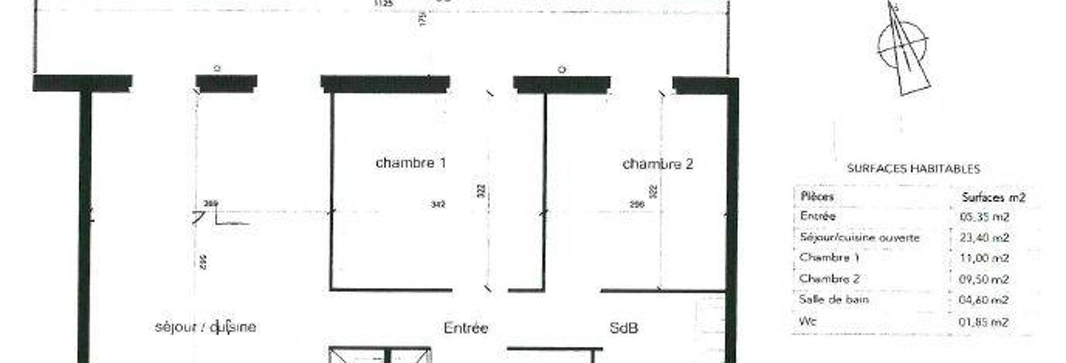Appartement 3 Pièces 56 m² à vendre à Montpellier (34000)