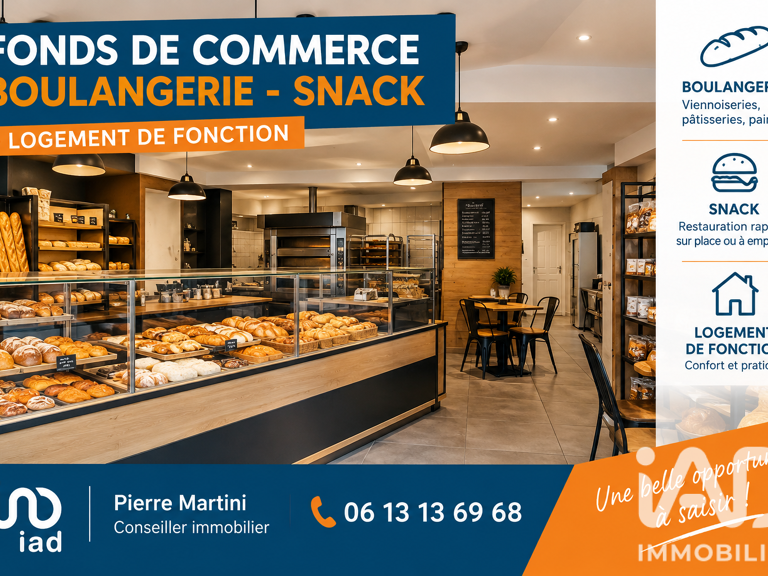 Vente Boulangerie, Pâtisserie 100 m&sup2; — photo 1