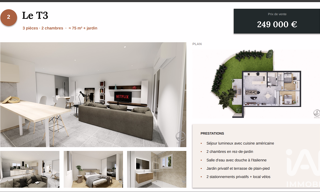 Appartement 3 Pièces 75 m² à vendre à Cabestany (66330)