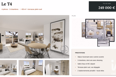 Appartement 4 pièces 249000 €