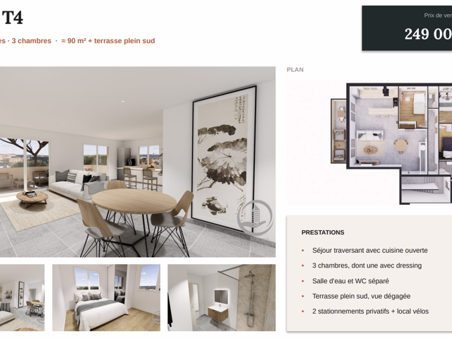 Vente Appartement 4 pièces — photo du bien