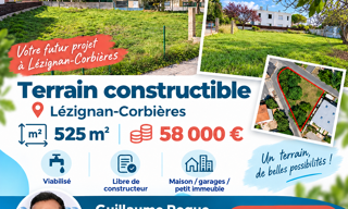 Terrain  525 m² à vendre à Lézignan-Corbières (11200)