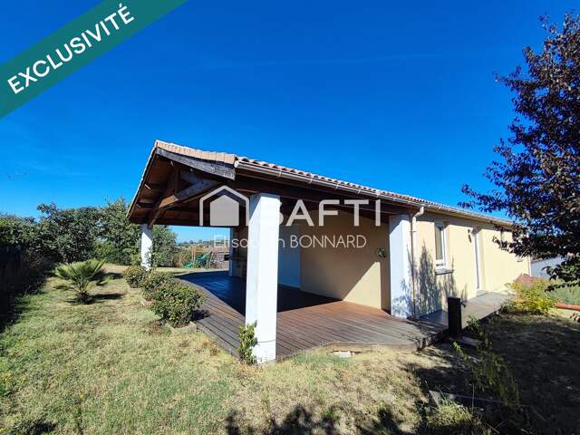 Maison contemporaine 150 m2, 4 chambres, vue dégagée sur les coteaux — photo du bien