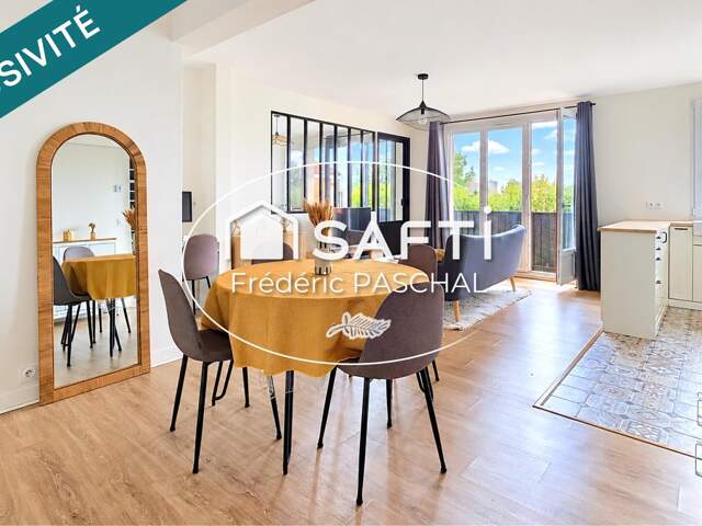 Appartement 3 pièces, 63 m² - Balcon + Cave - Centre-ville — photo du bien
