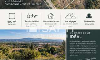 Terrain  600 m² à vendre à Saint-Aunès (34130)