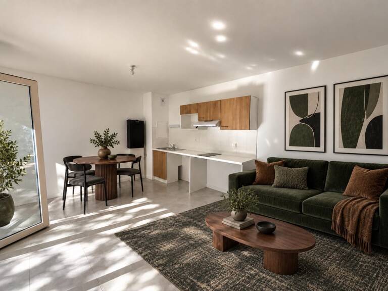 dernier lots offre a découvrir; un beau T2 neuf de 44,50 lumineux et parfaitement agencé, bénéficiant dune agréable loggia de 7m2 — photo 1