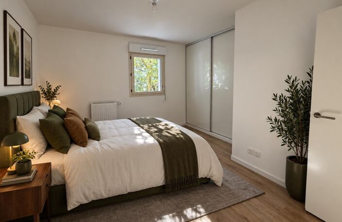 dernier lots offre a découvrir; un beau T2 neuf de 44,50 lumineux et parfaitement agencé, bénéficiant dune agréable loggia de 7m2 — photo 4