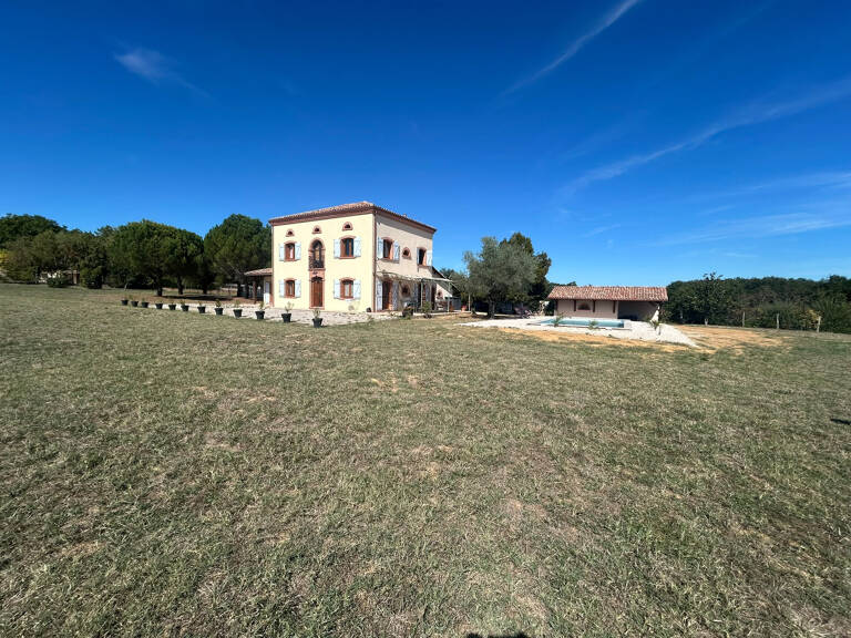 Maison de charme type Gascogne, vue Pyrénées - Terrain 9180m — photo 1