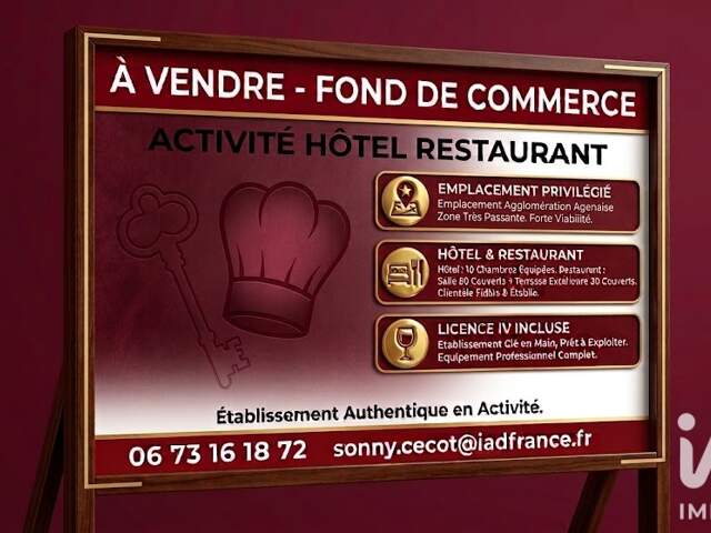 Vente Hôtel 350 m&sup2; — photo du bien