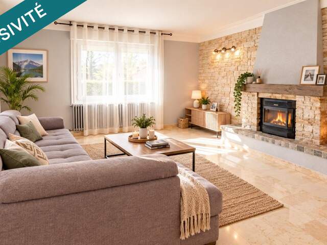 SCIONZIER  Maison de plain-pied de 135 m² à 2 min autoroute — photo du bien