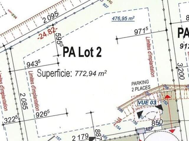 2 parcelles à vendre avec vue dégagée — photo du bien