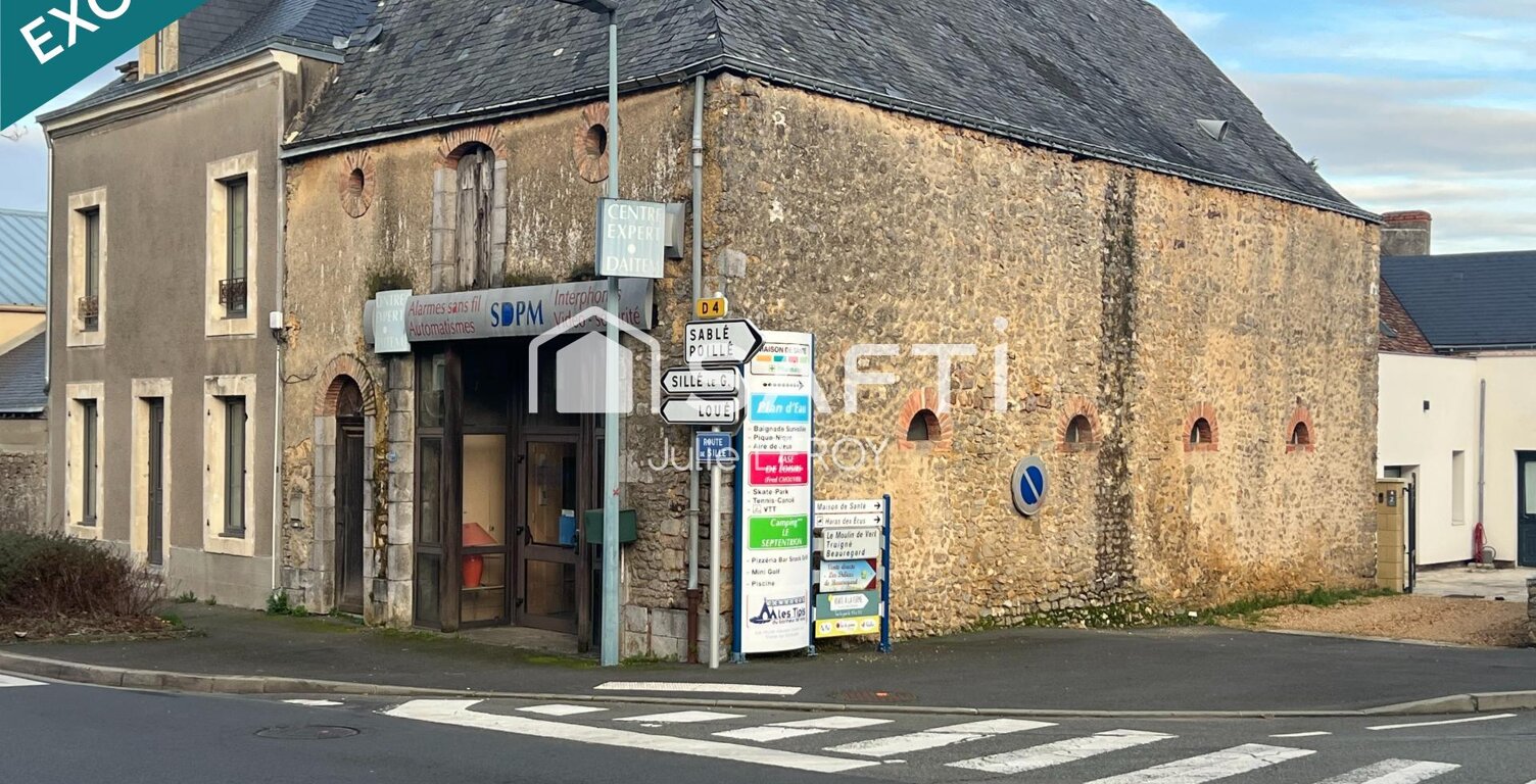 Un lieu, plusieurs projets : 142 m² à réinventer au cœur de Brûlon (72350) — photo 1