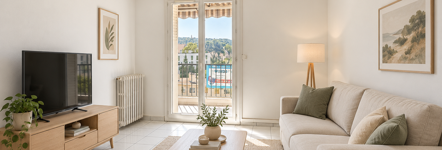 Appartement 3 Pièces 58 m² à vendre à Marseille 13 (13013)