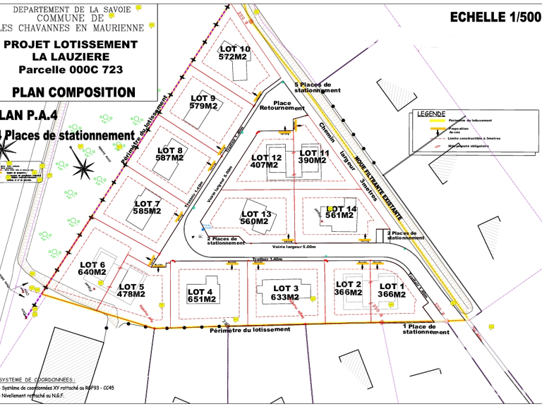 Vente Terrain à bâtir 605 m&sup2; — photo 1