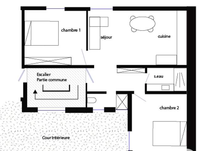 Vente Appartement 3 pièces — photo du bien