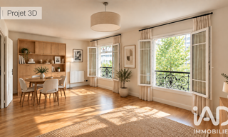 Appartement 3 Pièces 63 m² à vendre à Paris 15 (75015)