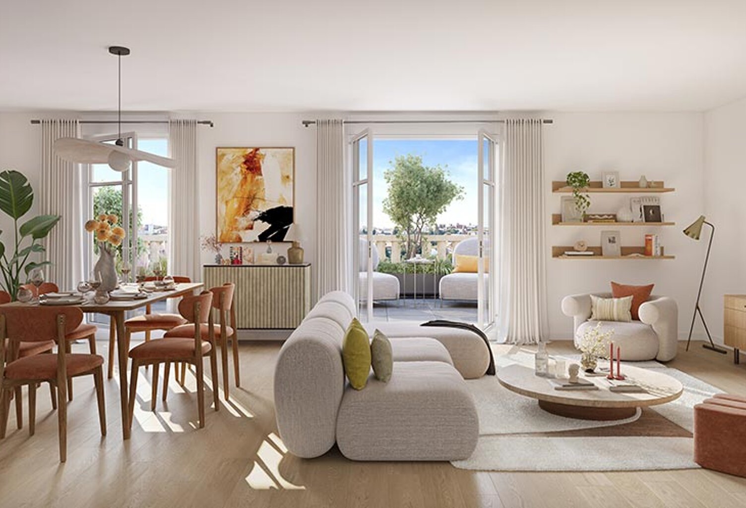 À Livry-Gargan, 41 appartements neufs au sein d’une résidence contemporaine organisée autour d’un cœur d’îlot paysager ! — photo 1