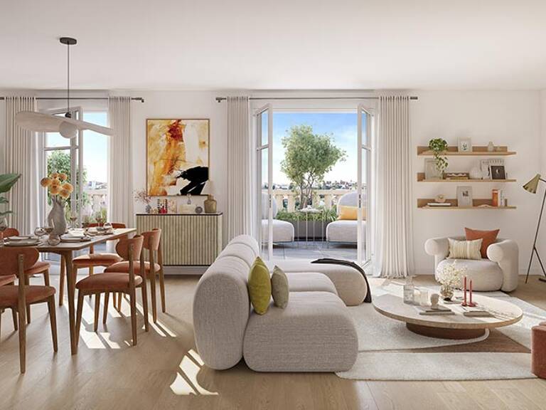 À Livry-Gargan, 41 appartements neufs au sein d’une résidence contemporaine organisée autour d’un cœur d’îlot paysager ! — photo 1