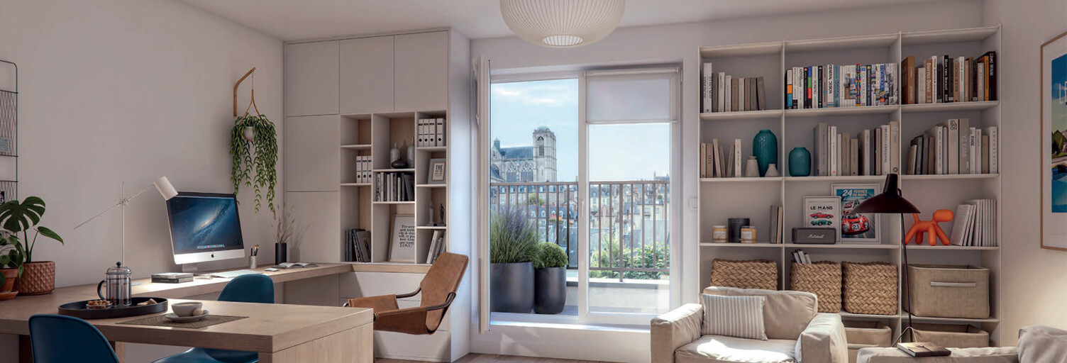 Appartement neuf T1, T2 Pièce 19 à 30 m² à vendre à Le Mans (72000)