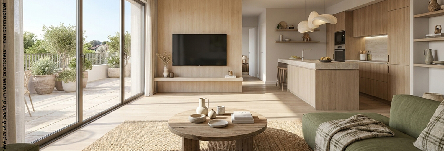 Appartement neuf T2, T3, T4 Pièce 38 à 105 m² à vendre à Saint-Gély-du-Fesc (34980)