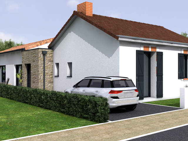 TERRAIN + PROJET NEUF ACCOLE A L'EXISTANT A RENOVER — photo du bien