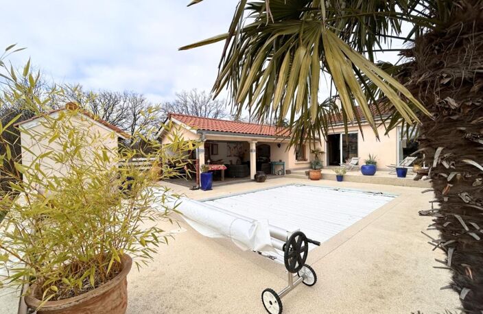 69290 GREZIEU LA VARENNE - Maison à vendre 5 pièces  - PLAIN PIED - PISCINE - GARGAE -CALME - SANS VIS A VIS — photo 5