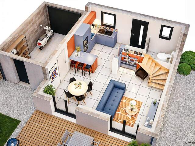 Maison 4 pièces 68 m2 — photo du bien