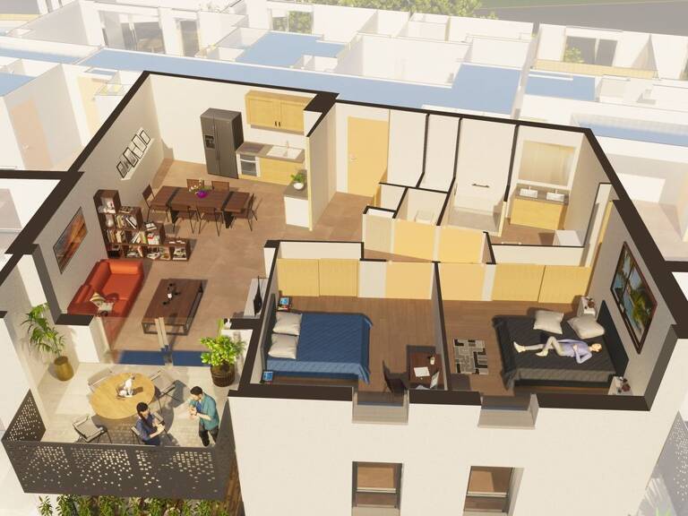 T3 NEUF quartier Montplaisir / Balcon/ livraison mai 2027 — photo 1