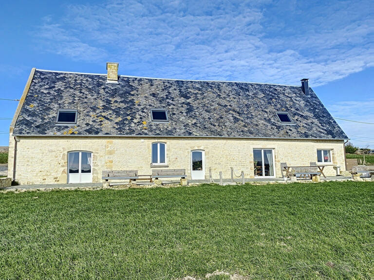 Maison à vendre 6 pièces CRICQUEVILLE-EN-BESSIN – Maison en pierre rénovée de 224 m² – 4 chambres – Terrain de 7 763 m² – Entre mer et marais — photo 1