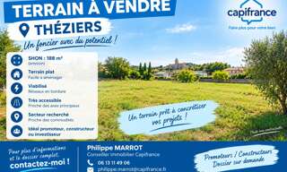 Terrain  827 m² à vendre à Théziers (30390)