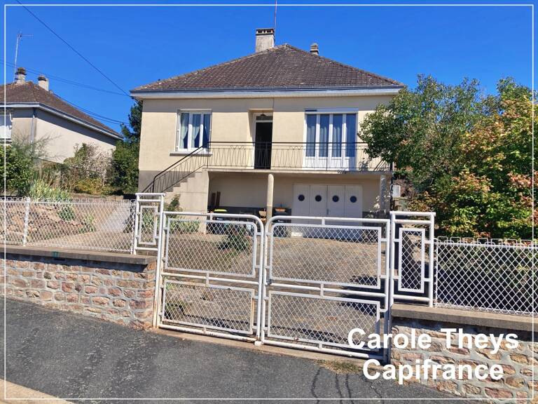 Dept Creuse (23), à vendre à Dun le Palestel maison de 5 pièces de 123 m2 - Garage et Terrain de 635 m2 — photo 1