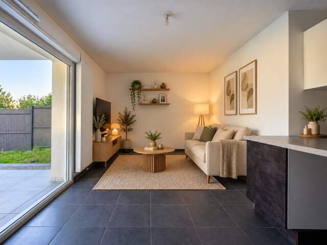 À vendre – T2 en rez-de-jardin avec terrasse et jardin à Saint-Pierre-en-Faucigny (74) — photo du bien