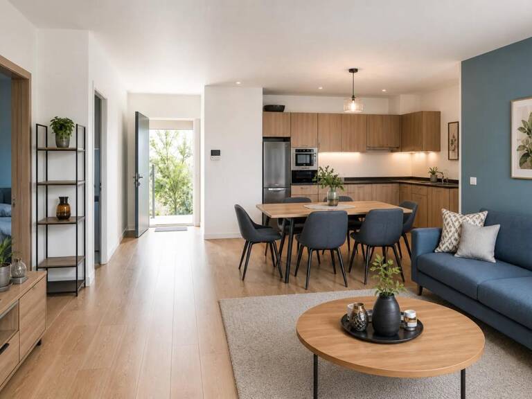 Villeurbanne 2 pièces de 34 m² traversant climatisé et meublé — photo 1