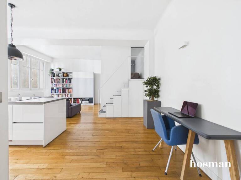 Esprit loft ! Appartement 3 pièces 55 m² (64 m² au sol), avec cave - Rue Erlanger, Paris 16e — photo 1