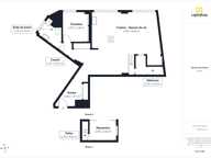Esprit loft ! Appartement 3 pièces 55 m² (64 m² au sol), avec cave - Rue Erlanger, Paris 16e — photo 3