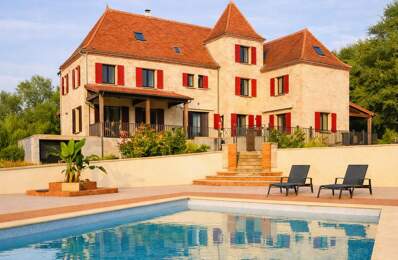 Payrac (46), Propriété d'exception,440m², 19 pièces, 10 chambres, chacune avec salle d'eau privative, gîte, piscine... Élégance intemporelle & performance énergétique exceptionnelle — photo du bien