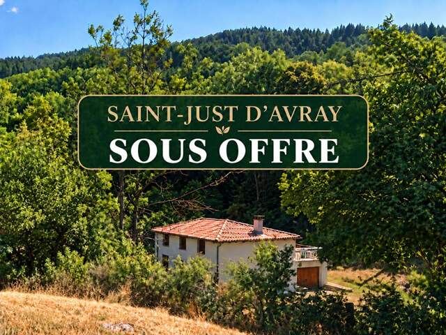 SOUS OFFRE  !  SAINT-JUST D'AVRAY - Maison 4 pièces 93 m2 sur 2863m2 de terrain — photo du bien