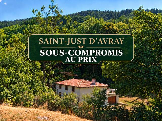 SOUS OFFRE  !  SAINT-JUST D'AVRAY - Maison 4 pièces 93 m2 sur 2863m2 de terrain — photo du bien